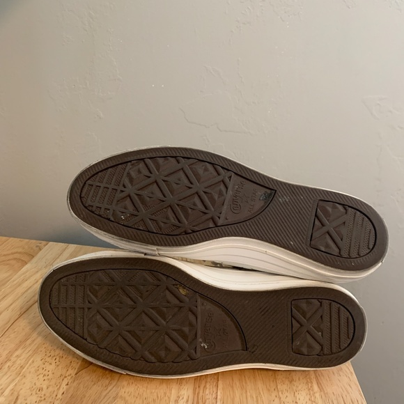 Converse White Leather High-Tops Mens Size 7.5 Womens Size 9.5 - Picture 8 of 8